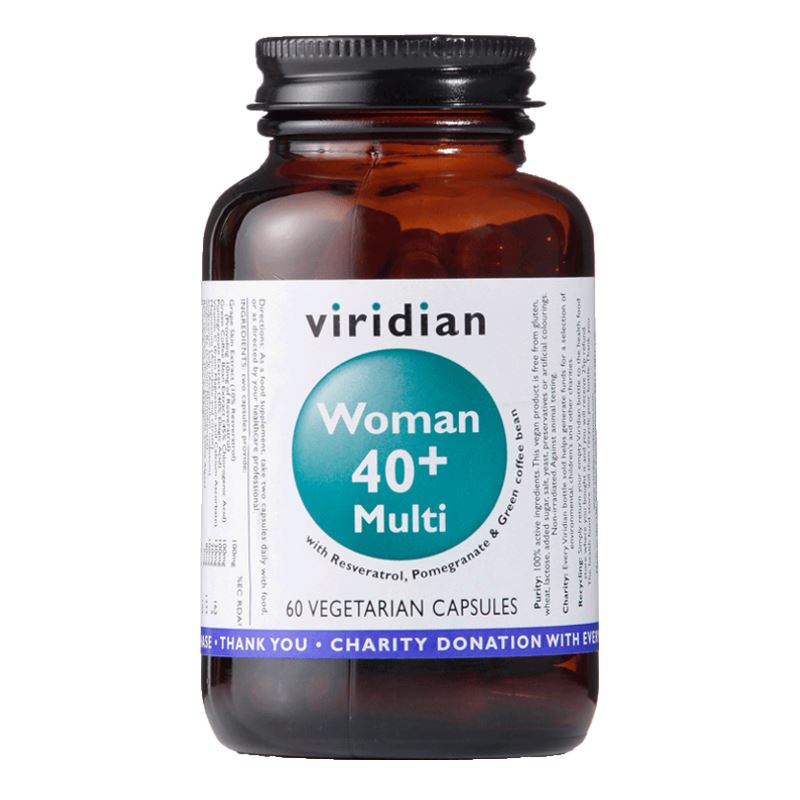 40+ Woman Multivitamin 60 kaps - Viridian