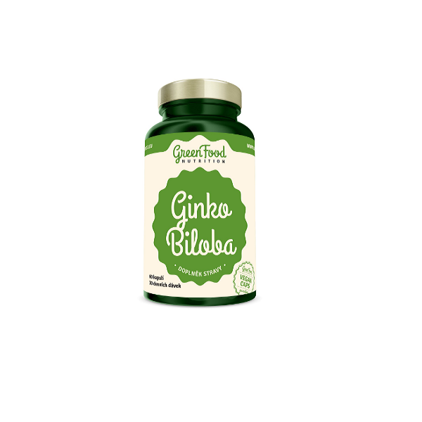 Ginko Biloba vegan 60 kaps. GreenFood Nutrition