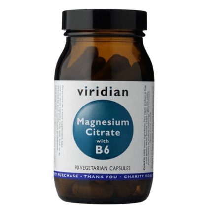 Magnesium Citrate with Vitamin B6 90 kaps - Viridian