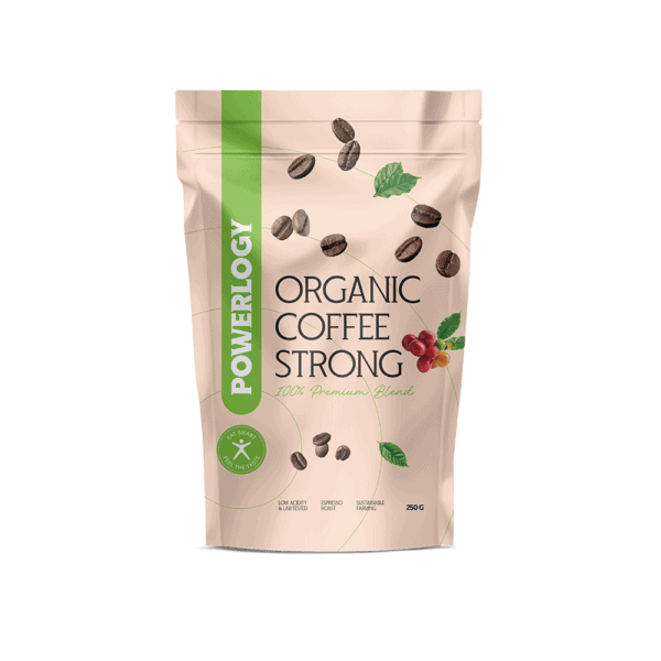 Organic Coffee Strong 250 g- POWERLOGY