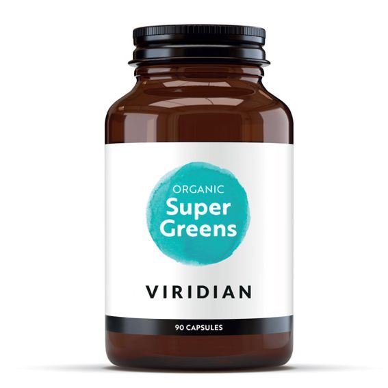 Super Greens 90 kaps Organic (Organic Soul Food Greens) - Viridian